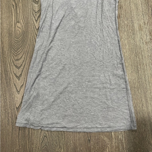 NWT Skims Soft Lounge Mini Dress Scoop Neck Bodycon Stretch Heather Gray Size 3X - Picture 8 of 8